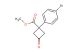 methyl 1-(4-bromophenyl)-3-oxocyclobutanecarboxylate