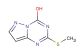 2-(methylthio)pyrazolo[1,5-a][1,3,5]triazin-4-ol