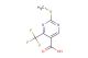 2-(methylthio)-4-(trifluoromethyl)pyrimidine-5-carboxylic acid