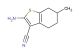 2-amino-6-methyl-4,5,6,7-tetrahydrobenzo[b]thiophene-3-carbonitrile