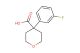 4-(3-fluoro-phenyl)-tetrahydro-pyran-4-carboxylic acid