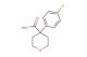 4-(4-fluoro-phenyl)-tetrahydro-pyran-4-carboxylic acid