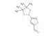 4-(4,4,5,5-tetramethyl-1,3,2-dioxaborolan-2-yl)thiophene-2-carbaldehyde