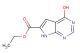 ethyl 4-hydroxy-7H-pyrrolo[2,3-d]pyrimidine-6-carboxylate