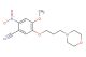 4-methoxy-5-(3-morpholinopropoxy)-2-nitrobenzonitrile