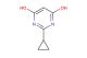 2-cyclopropylpyrimidine-4,6-diol