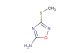 3-(methylthio)-1,2,4-oxadiazol-5-amine