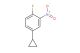 4-cyclopropyl-1-fluoro-2-nitrobenzene