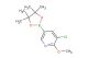 3-chloro-2-methoxy-5-(4,4,5,5-tetramethyl-1,3,2-dioxaborolan-2-yl)pyridine