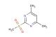 4,6-dimethyl-2-methylsulfonylpyrimidine