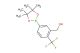 (5-(4,4,5,5-tetramethyl-1,3,2-dioxaborolan-2-yl)-2-(trifluoromethyl)phenyl)methanol