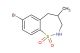 7-bromo-4-methyl-2,3,4,5-tetrahydrobenzo[f][1,2]thiazepine 1,1-dioxide