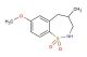 7-methoxy-4-methyl-2,3,4,5-tetrahydrobenzo[f][1,2]thiazepine 1,1-dioxide