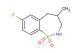 7-fluoro-4-methyl-2,3,4,5-tetrahydrobenzo[f][1,2]thiazepine 1,1-dioxide