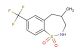 4-methyl-7-(trifluoromethyl)-2,3,4,5-tetrahydrobenzo[f][1,2]thiazepine 1,1-dioxide