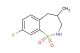 8-fluoro-4-methyl-2,3,4,5-tetrahydrobenzo[f][1,2]thiazepine 1,1-dioxide