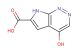 4-hydroxy-7H-pyrrolo[2,3-c]pyridazine-6-carboxylic acid