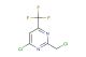 4-chloro-2-(chloromethyl)-6-(trifluoromethyl)pyrimidine