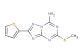 2-(furan-2-yl)-5-(methylthio)-[1,2,4]triazolo[1,5-a][1,3,5]triazin-7-amine