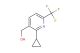 (2-cyclopropyl-6-(trifluoromethyl)pyridin-3-yl)methanol