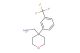 (4-(3-(trifluoromethyl)phenyl)tetrahydro-2H-pyran-4-yl)methanamine