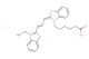 2-((1E,3E)-3-(3-(5-carboxypentyl)benzo[d]oxazol-2(3H)-ylidene)prop-1-en-1-yl)-3-ethylbenzo[d]oxazol-3-ium iodide