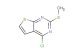 4-chloro-2-(methylthio)thieno[2,3-d]pyrimidine