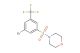 4-((3-bromo-5-(trifluoromethyl)phenyl)sulfonyl)morpholine