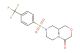 (R)-8-((4-(Trifluoromethyl)phenyl)sulfonyl)hexahydropyrazino[2,1-c][1,4]oxazin-4(3H)-one