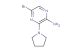 2-amino-5-bromo-3-pyrrolidin-1-ylpyrazine