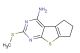 2-(methylthio)-6,7-dihydro-5H-cyclopenta[4,5]thieno[2,3-d]pyrimidin-4-amine