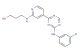 3-((4-(4-((3-chlorophenyl)amino)-1,3,5-triazin-2-yl)pyridin-2-yl)amino)propan-1-ol