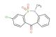 3-chloro-6-methyldibenzo[c,f][1,2]thiazepin-11(6H)-one 5,5-dioxide