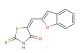 (E)-5-(benzofuran-2-ylmethylene)-2-thioxothiazolidin-4-one