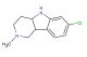 7-chloro-2-methyl-2,3,4,4a,5,9b-hexahydro-1H-pyrido[4,3-b]indole