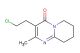 3-(2-chloroethyl)-2-methyl-4H,6H,7H,8H,9H-pyrido[1,2-a]pyrimidin-4-one