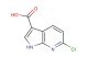 6-chloro-1H-pyrrolo[2,3-b]pyridine-3-carboxylic acid