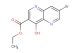 ethyl 7-bromo-4-hydroxy-1,5-naphthyridine-3-carboxylate