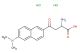 2-amino-4-(6-(dimethylamino)naphthalen-2-yl)-4-oxobutanoic acid dihydrochloride