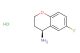 (4S)-6-fluoro-3,4-dihydro-2H-1-benzopyran-4-amine hydrochloride