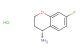 (4R)-7-fluoro-3,4-dihydro-2H-1-benzopyran-4-amine hydrochloride