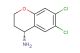 (4R)-6,7-dichloro-3,4-dihydro-2H-1-benzopyran-4-amine