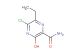 5-chloro-6-ethyl-3-hydroxypyrazine-2-carboxamide