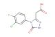 2-[4-(3-chloro-4-fluorophenyl)-5-oxo-4,5-dihydro-1H-1,2,4-triazol-3-yl]acetic acid