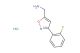 [3-(2-fluorophenyl)-1,2-oxazol-5-yl]methanamine hydrochloride