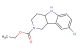 8-chloro-1,3,4,4a,5,9b-hexahydro-pyrido[4,3-b]indole-2-carboxylic acid ethyl ester