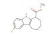 2-fluoro-5,6,7,8,9,10-hexahydro-cyclohepta[b]indole-6-carboxylic acid methyl ester