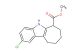 2-chloro-5,6,7,8,9,10-hexahydro-cyclohepta[b]indole-6-carboxylic acid methyl ester