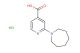 2-(azepan-1-yl)pyridine-4-carboxylic acid hydrochloride