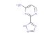 2-(1H-1,2,4-triazol-5-yl)pyrimidin-4-amine